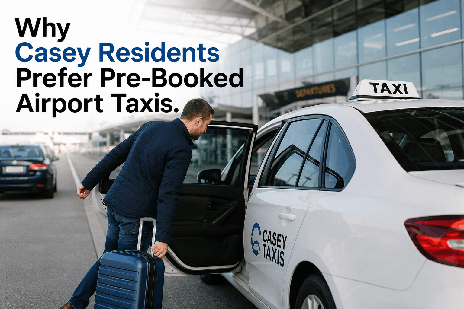 Why Casey Residents Prefer Pre-Booked Airport Taxis